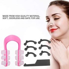 Nose Shaper Clip, Nose Beauty Shaping Nose Bridge Shaper, Lifting Nose Up Clip Correction du nez Façonnant Sans Douleur Nez U