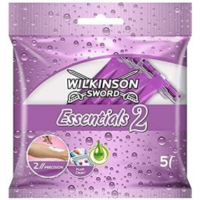 Rasoirs jetables Wilkinson Sword Essentials pour femmes, lot de 5