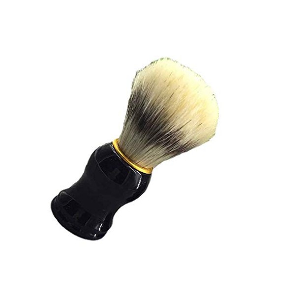 Hommes cheveux Blaireau salon de coiffure Salon hommes Nettoyage du visage Barbe Appliance outil rasage rasoir en bois Brosse