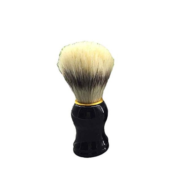 Hommes cheveux Blaireau salon de coiffure Salon hommes Nettoyage du visage Barbe Appliance outil rasage rasoir en bois Brosse