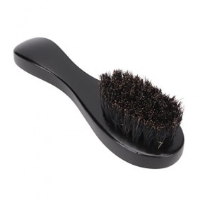 Barbe Barber Fade Brush Nettoyage Portable en Bois Doux Neck Beard Fade Brush, Soft Barber Fade Brush Neck Beard Fade Brush f