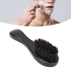 Barbe Barber Fade Brush Nettoyage Portable en Bois Doux Neck Beard Fade Brush, Soft Barber Fade Brush Neck Beard Fade Brush f