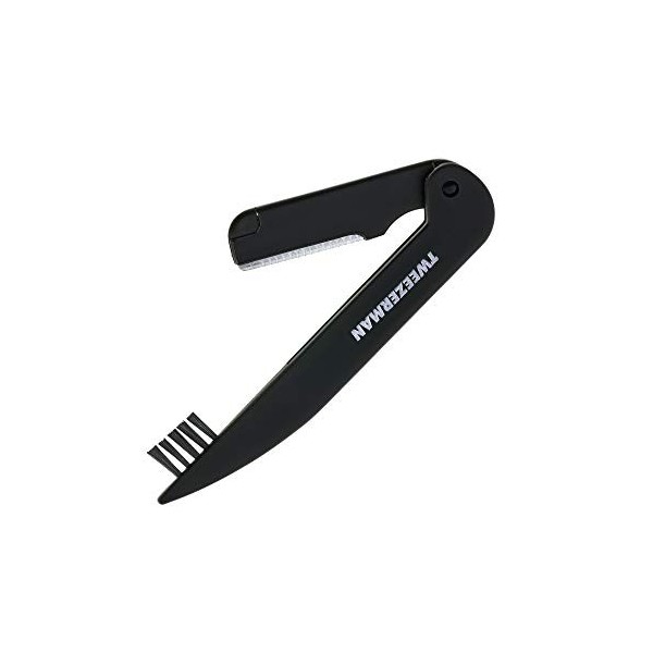 Tweezerman Studio Collection PrÉcision Rasoir à Sourcils Pliant, Noir