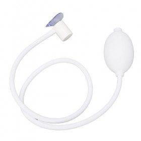 Sitz Bath Flush Tube, Universal Bidet Sitz Bath Tube Ventouse pour les Hémorroïdes pour Soulager linconfort Blanc 