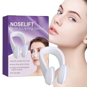 JVAN Clip de façonnage du Nez,Lève-Nez en Silicone - Lifting du Nez pour Nez Large, Nez Bas, Nez courbé, Gros Nez, embellisse