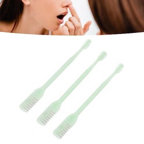 Jauarta 3 Pièces Tondeuse à Cheveux Manuelle Double Têtes Rotation à 360 Degrés Nettoyage en Profondeur Coupe-cheveux Nez Ver