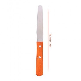 Spatule en Bois pour Applicateur de Cire à épiler, Outil Dépilation avec Manche de 19,3 Cm de Long, Lame épaississante, Conv