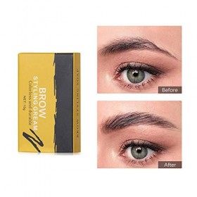 ARTIFUN Kit de Savon à Sourcils avec Pinceau Gel Coiffant pour Sourcils Gel Inodore Transparent pour Sourcils 4D Gel Fixant L