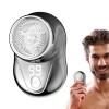 Rasoir électrique portatif | Mini rasoir pour hommes - Rasoir électrique Rechargeable USB pour hommes, affichage Led, rasoir 