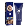 Crème épilatoire permanente pour homme - Pâte épilatoire pour visage et moustache - Crème naturelle douce et indolore pour le