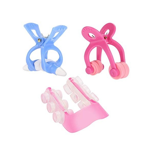 Nez Lift Clips 3pcs Nez Shaper Masseur Clip Redressage Beauté Clip Nez Up Clip Correction Ensemble Nouveau pour la Beauté