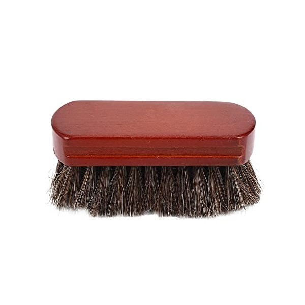 Jandra Manche en Bois Moustache Naturel Cheveux Moustache Barbe Brosse Faciale Barbe Nettoyage Rasage Barber Salon Appliance 