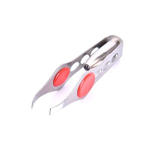 Tweezers with LED Light, Stainless Steel Tweezers, Illuminated Tweezers Eyebrow Plucking Light, Precision Tweezers, Eyebrow H