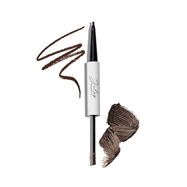 Julep Brow Crayon à sourcils 256,5 en 1 et gel teinté pour sourcils Blond imperméable Fibres de soie épaississantes Tenue tou...