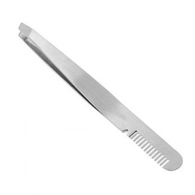 Pince à épiler professionnelle en acier inoxydable, meilleure pince à épiler de précision pour les sourcils - Grande précisio