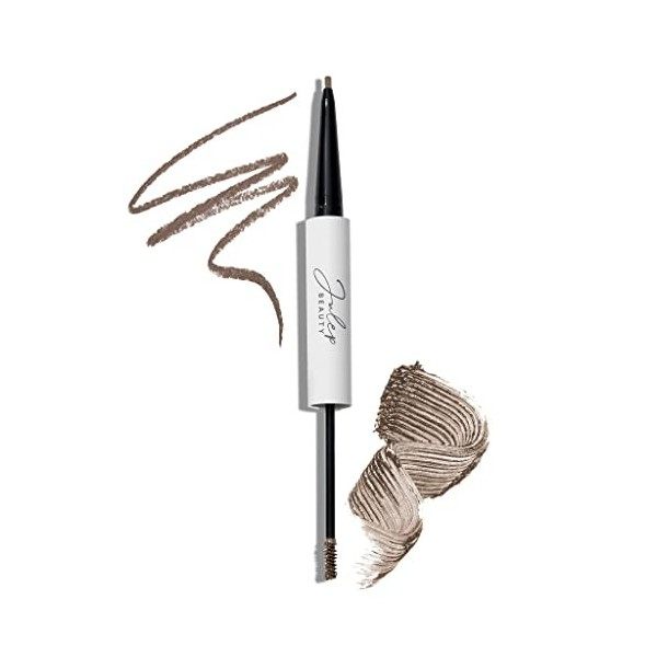 Julep Brow Crayon à sourcils 256,5 en 1 et gel teinté pour sourcils Blond imperméable Fibres de soie épaississantes Tenue tou...