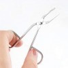 1 Pcs Argent En Acier Inoxydable Professionnel Ciseaux En Forme De Sourcils Pince À Épiler Nez Remover Cheveux Plat Astuce So