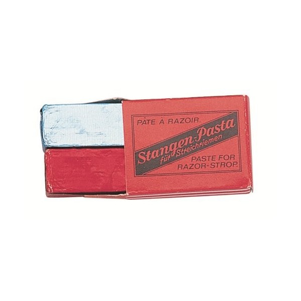 Nc - 9501 - Etui 2 Bâtons Pate à Rasoir Double - Rouge pour Aiguisage et Bleu pour Polissage