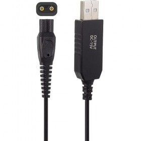 baolongking Câble de charge 15 V pour rasoir HQ8505 Razor Chargers, Norelco 9700, 9300, 8900, 6100, 5700, 5550, 3000, 3500, 4