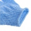 FOMIYES Gants De Gommage Corporel 2 Pièces Gants De Bain Exfoliants Gants De Douche Gommage Corporel Éponge Givrée