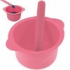 Fituenly Silicone Wax Warmer Dougarder Réutilisable Silicone Wax Bol pour Cire Plus Chaude Remplacement De Pot De Cire Antiad