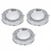 Fdit 3 pièces Accessoire de Remplacement de tête de Rasoir en Acier adapté pour Philips HQ8 PT720 HQ7340 HQ7120 HQ7360