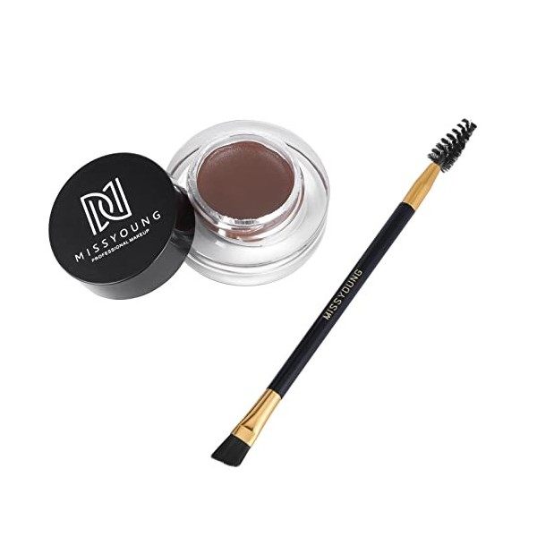 Sourcil Marron Crème pour les sourcils pour les yeuxBrow Brow Pommade Long Water Eyebrow Proof Makeup GelSourcils durables av