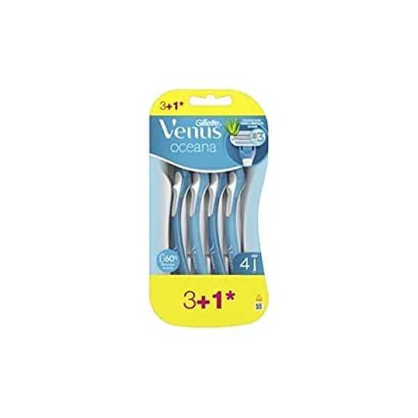 Gillette Venus Oceana Femmes Rasoir Jetable 4-Pièces