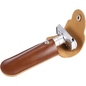 Étui De Protection De Rasoir Du Rasoir Étui Manuel De Rasage Rasoir Étui Étui De Cuir De Rasoir De Sécurité Durable Pour L