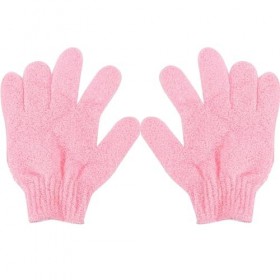 FOMIYES Gants De Massage Pour Le Corps 2 Pièces Gant De Gommage Coréen Gants De Douche En Nylon Exfoliants Pour Le Corps Gant