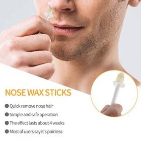 Bâtonnets applicateurs de Cire, Cire de Nez Baguette, Applicateurs de Cire de Nez, Bâtons dépilation pour le nez pour Le Nez