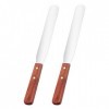 2 Pièces Cire Spatules Grattoir à Crème dÉpilation en Métal Spatules Antiadhésives Cire Spatule en Applicateur dÉpilation S