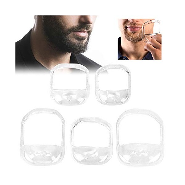 Goatee Outliner Kit Barba Shaper Strumento Professionale Modello Da Barba Barba Pizzetto Rifilatura Sagoma Barba Uomo Per Piz