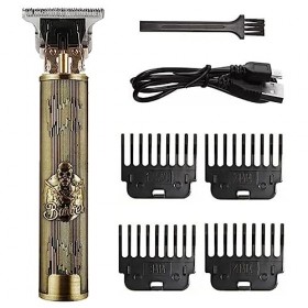 Elainlam Tondeuse à barbe et chaume pour homme - Tondeuse sans fil avec fonction USB TypeC 