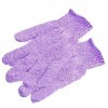 FOMIYES 2 Pièces Gants De Gommage Corporel Gants Exfoliants Gants De Douche En Nylon Gommage Corporel Exfoliant Cinq Doigts C