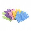 minkissy Gants De Gommage Corporel 2 Pièces Gants De Douche En Nylon Gants De Bain Exfoliants Serviette De Bain Givrée