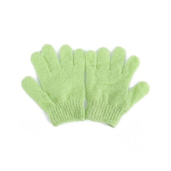 minkissy Gants De Gommage Corporel 2 Pièces Gants De Douche En Nylon Gants De Bain Exfoliants Serviette De Bain Givrée