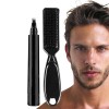 Stylo de remplissage de barbe - Remplisseur de crayon à barbe pour hommes - Coloration de barbe pour hommes, assombrissement 