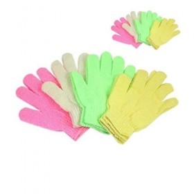 POPETPOP Paire De Gants De Bain Gants Exfoliants Gants De Douche Corporelle Double Face