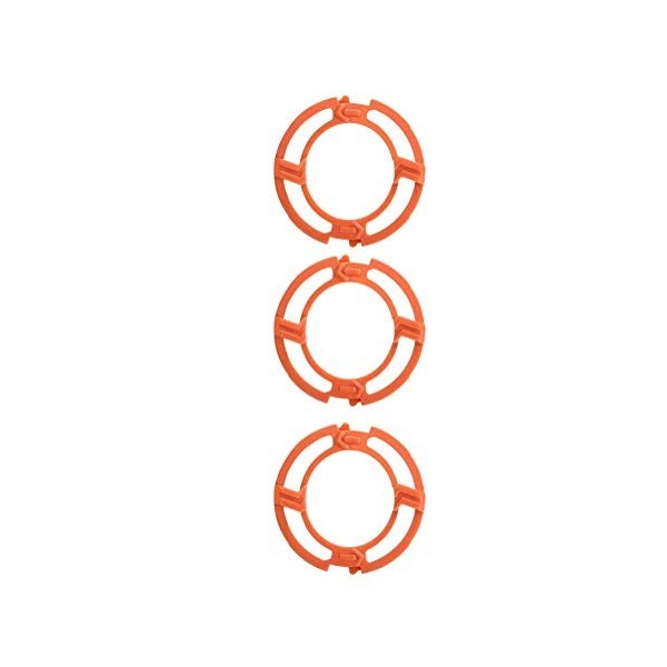 Bague de retenue de lame - Bagues de retenue de lame orange 3PCS, compatible avec les modèles Philips Norelco série 7000 9000