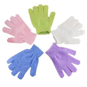minkissy Gants De Bain Exfoliants 2 Pièces Gants De Douche Boue Pour Frotter Le Corps