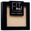 Maybelline New-York - Poudre Compacte Fit Me Matte & Poreless - Peaux normales à grasses - 115 Ivoire - 9 g