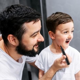 Marqueur de barbe pour hommes | Peinture à barbe imperméable pour hommes - Coloration de barbe pour hommes, mascara à barbe p