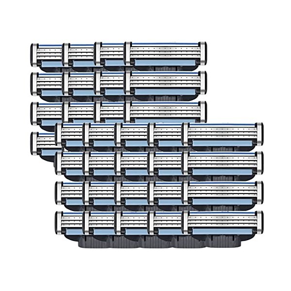 Remplacement de lame de rasage pour homme pour mach3, remplacement de lame de rasage pour lame de rasage manuelle, rasoir à l