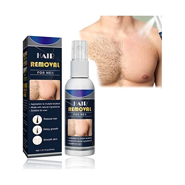 New Hair Removal Spray,Natural Permanent Hair Removal Spray, Non-Irritating&Painless Hair Removal for Men and Women, Suit for