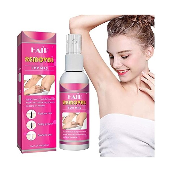 New Hair Removal Spray,Natural Permanent Hair Removal Spray, Non-Irritating&Painless Hair Removal for Men and Women, Suit for