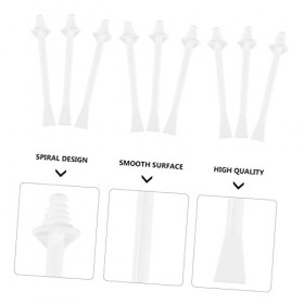 minkissy 20 Pièces Cire DÉpilation De Poils De Nez Épilateur Nasal Applicateur De Cire De Nez En Plastique Bâtons DÉpilatio