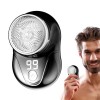 Mini rasoir de voyage | Mini rasoir pour hommes | Articles de toilette de voyage, rechargeable par USB, étanche, rasoir élect