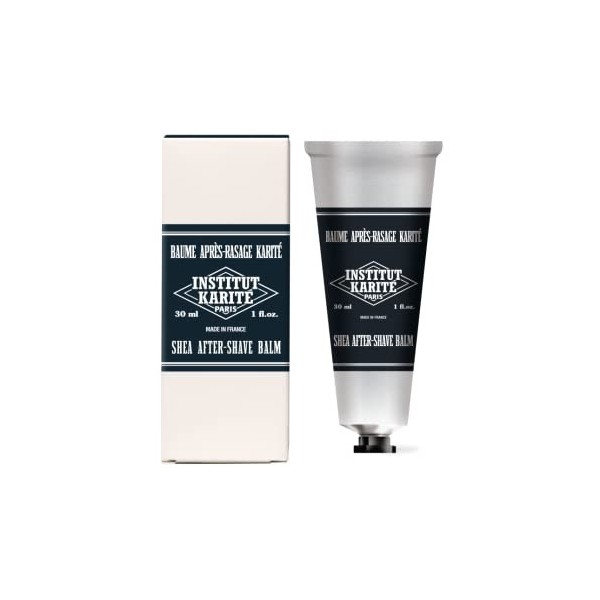 Institut Karité Paris – Baume Après-Rasage Homme au Beurre de Karité 30ml – Soin Ultra Hydratant & Apaisant – Shea Aftershave