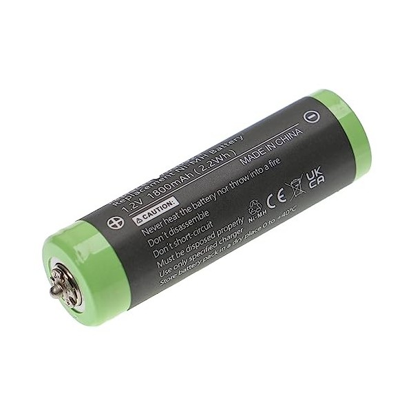 vhbw Batterie Compatible avec Braun 5744, 5745, 5770, 5772, 5773, 5774, 5775, 5776 Rasoir Tondeuse électrique 1800mAh, 1,2V,